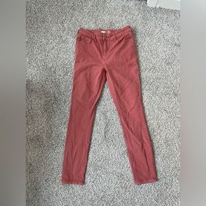 Old navy pink skinny jeans